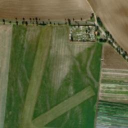 Satellite imagery of [Polepy-Hrušovany] church t., CZ
