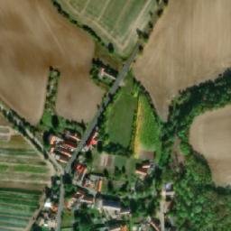 Satellite imagery of [Polepy-Hrušovany] church t., CZ