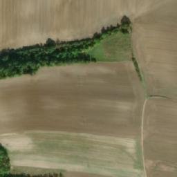 Satellite imagery of [Polepy-Hrušovany] church t., CZ