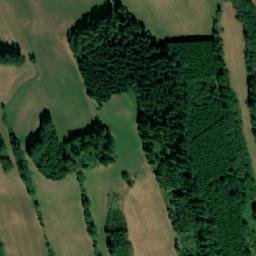 Satellite imagery of [Levínská Olešnice] church t., CZ