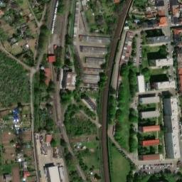 Satellite imagery of [Lovosice] old town hall t., CZ