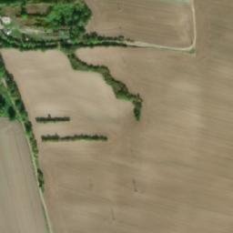 Satellite imagery of [Polepy-Hrušovany] church t., CZ