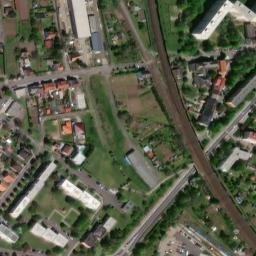 Satellite imagery of [Lovosice] old town hall t., CZ