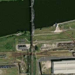 Satellite imagery of Glanzstoff-Bohemia [Lovosice] factory chimney, CZ