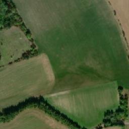 Satellite imagery of [Hoštka-Malešov] church t., CZ