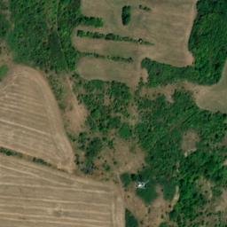 Satellite imagery of [Obrnice] former brickyard chimney, CZ