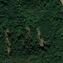 Satellite imagery of [Hrobčice] cemetery church sanctus t., CZ