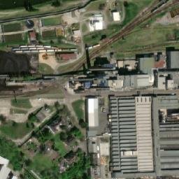 Satellite imagery of Glanzstoff-Bohemia [Lovosice] factory chimney, CZ