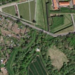Satellite imagery of Theresienstadt concentration camp and ghetto, CZ