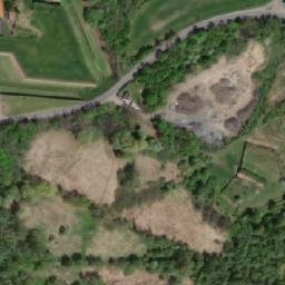 Satellite imagery of Theresienstadt concentration camp and ghetto, CZ