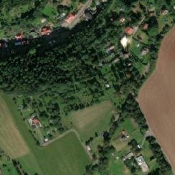 Satellite imagery of [Úpice] church t., CZ