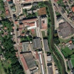Satellite imagery of [Úpice] church t., CZ