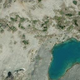 Satellite imagery of Seven O'clock Mountain, CA