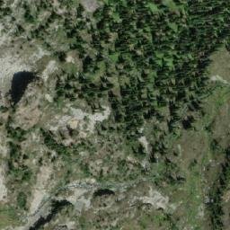 Satellite imagery of Seven O'clock Mountain, CA