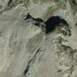 Satellite imagery of Seven O'clock Mountain, CA