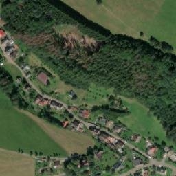 Satellite imagery of [Hronov-Rokytník] church t., CZ