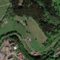 Satellite imagery of [Machov] church t., CZ