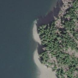 Satellite imagery of Hazard Point, CA