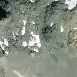 Satellite imagery of Seven O'clock Mountain, CA