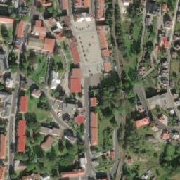 Satellite imagery of [Vejprty] church t., CZ