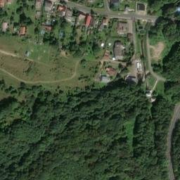 Satellite imagery of [Jirkov-Březenec] former cotton spinning mill chimney, CZ
