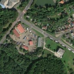 Satellite imagery of [Jirkov-Březenec] former cotton spinning mill chimney, CZ