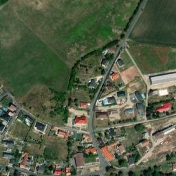 Satellite imagery of [Lužice u Mostu] church t., CZ