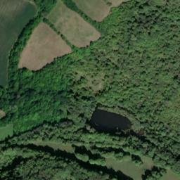 Satellite imagery of [Lužice u Mostu] church t., CZ