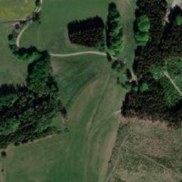 Satellite imagery of Husův sbor [Machov] church t., CZ