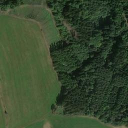 Satellite imagery of [Křimov] church t., CZ