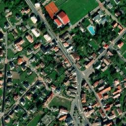 Satellite imagery of [Kněžmost] church t., CZ