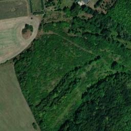 Satellite imagery of [Lužice u Mostu] church t., CZ