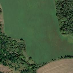 Satellite imagery of [Lužice u Mostu] church t., CZ