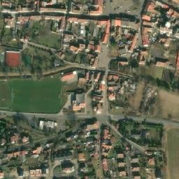 Satellite imagery of [Hoštka] church t., CZ