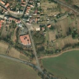 Satellite imagery of [Hoštka] church t., CZ