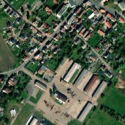 Satellite imagery of [Kněžmost] church t., CZ