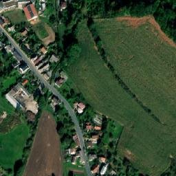 Satellite imagery of [Kněžmost] church t., CZ