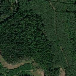 Satellite imagery of Tiba [Mostek] former textil factory chimney, CZ