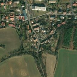 Satellite imagery of [Hoštka] church t., CZ