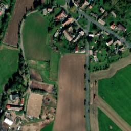 Satellite imagery of [Kněžmost] church t., CZ
