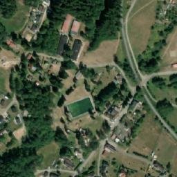 Satellite imagery of [Mostek] church t., CZ