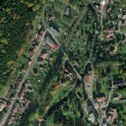 Satellite imagery of [Hronov-Zbečník] former textil factory chimney, CZ