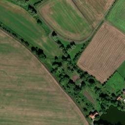 Satellite imagery of [Měrunice] church t., CZ