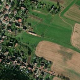 Satellite imagery of Textonnia [Červený Kostelec] factory chimney, CZ