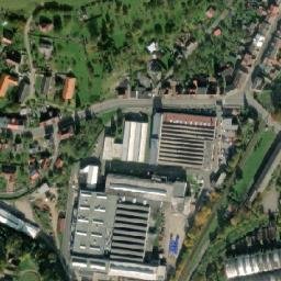 Satellite imagery of [Hronov-Zbečník] former textil factory chimney, CZ