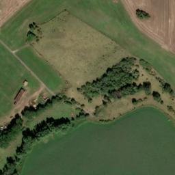 Satellite imagery of [Měrunice] church t., CZ