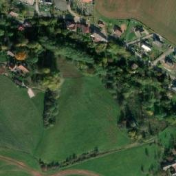 Satellite imagery of [Úbislavice] church t., CZ