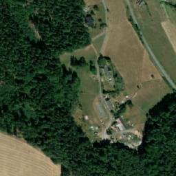 Satellite imagery of [Mostek] church t., CZ