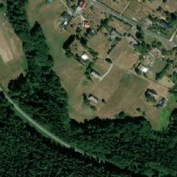 Satellite imagery of [Mostek] church t., CZ
