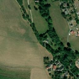Satellite imagery of [Vítězná-Huntířov] church t., CZ